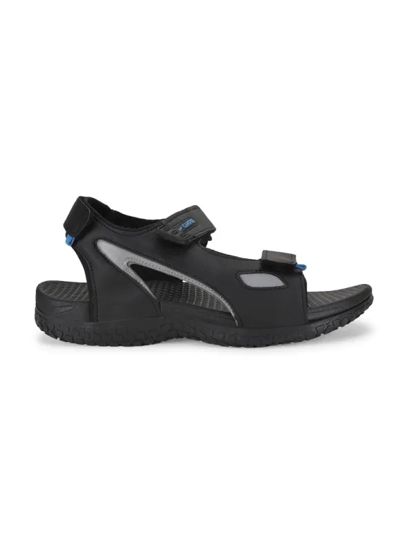 GC-22139 Black Men's Sandals sold by Campus Shoes