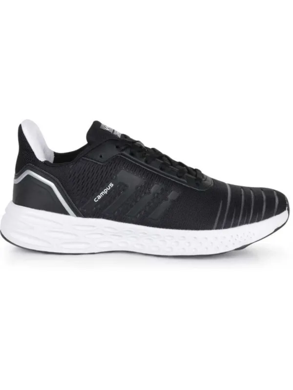DIVO Black Men's Running Shoes sold by Campus Shoes