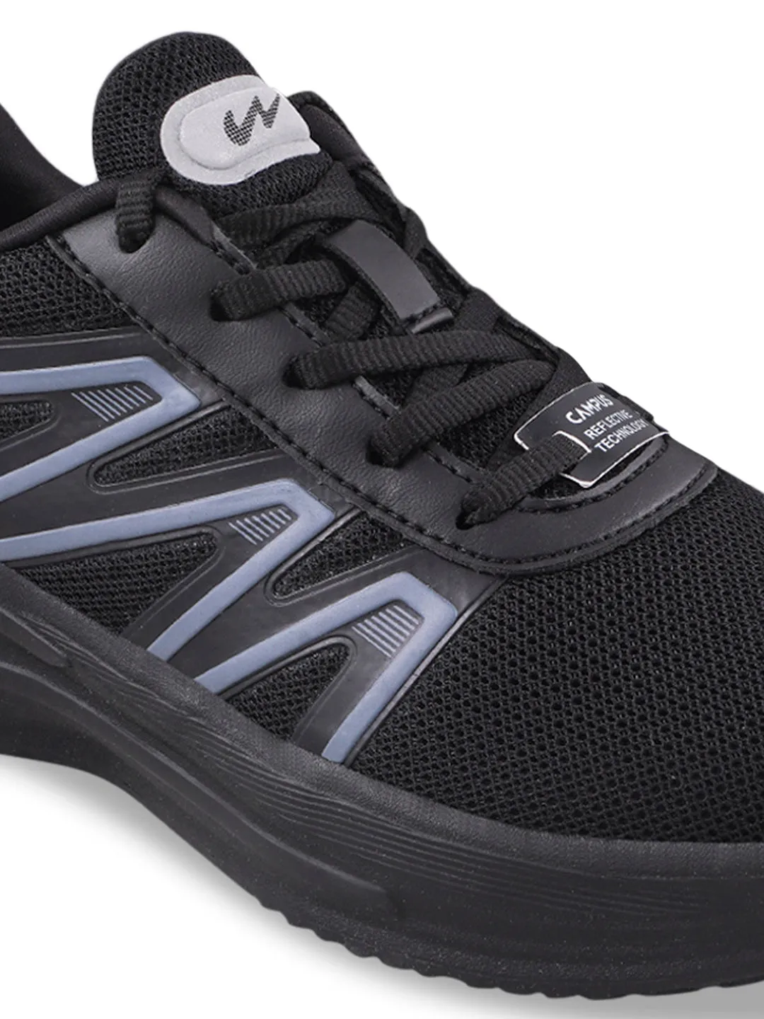 ROBE Black Men's Sports Shoes sold by Campus Shoes product image thumbnail 4