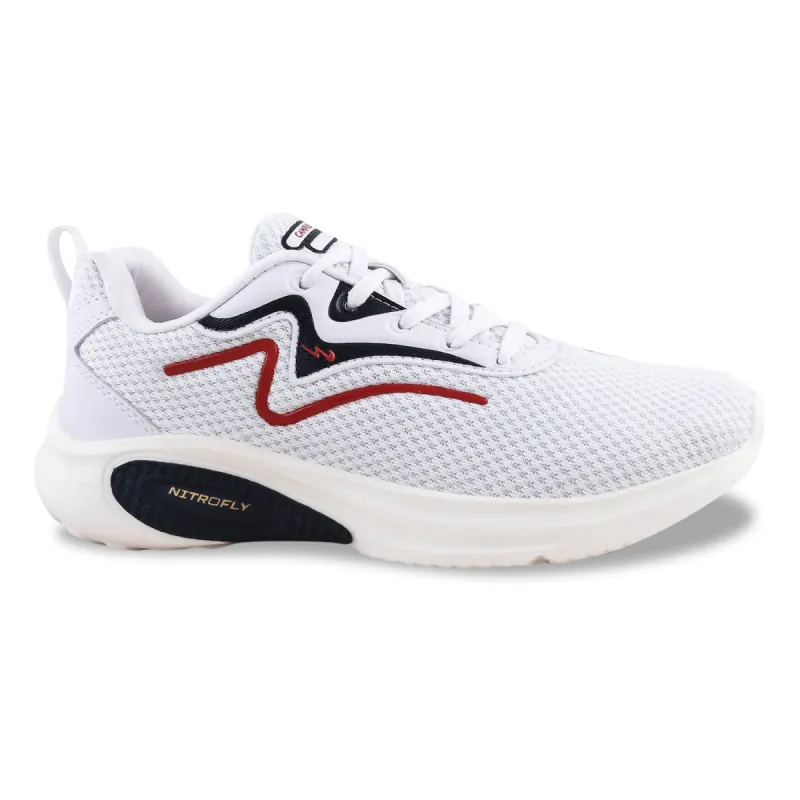 HANDEL White Men's Running Shoes sold by Campus Shoes
