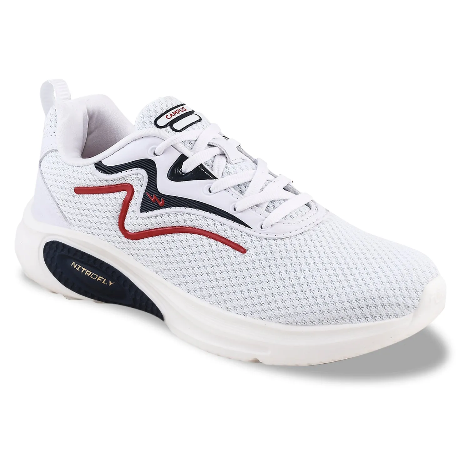 HANDEL White Men's Running Shoes sold by Campus Shoes product image thumbnail 2
