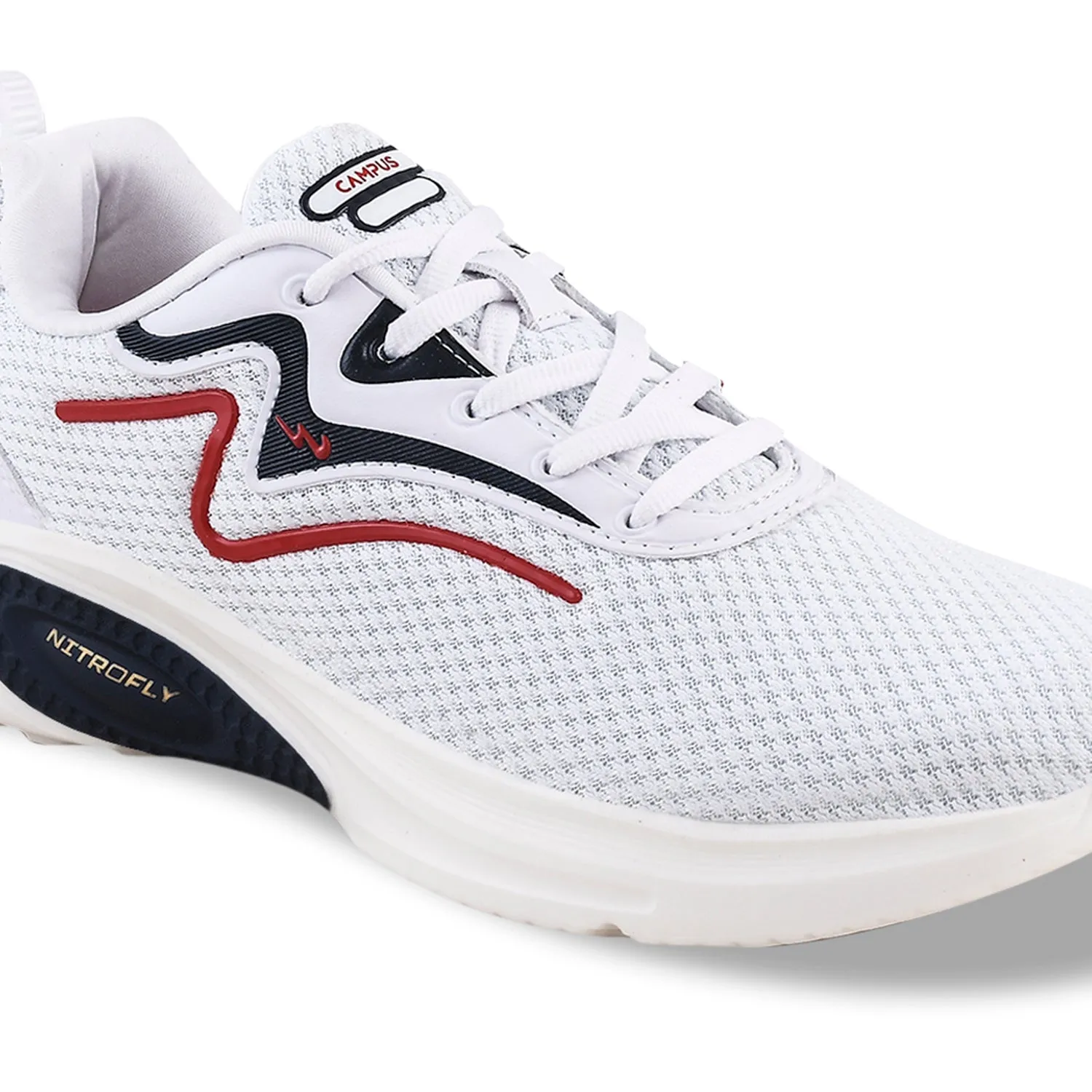 HANDEL White Men's Running Shoes sold by Campus Shoes product image thumbnail 4