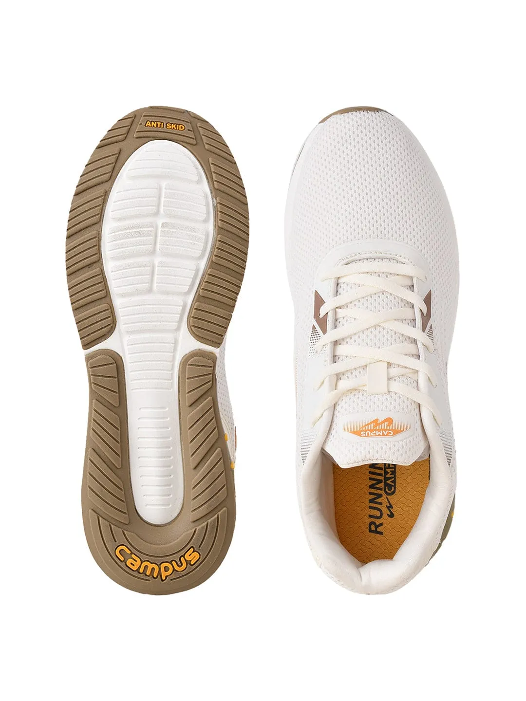 REBOUND White Men's Running Shoes sold by Campus Shoes product image thumbnail 4