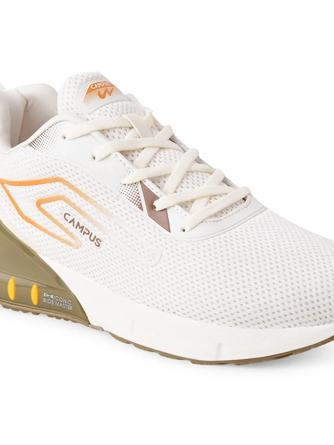 REBOUND White Men's Running Shoes sold by Campus Shoes product image thumbnail 5
