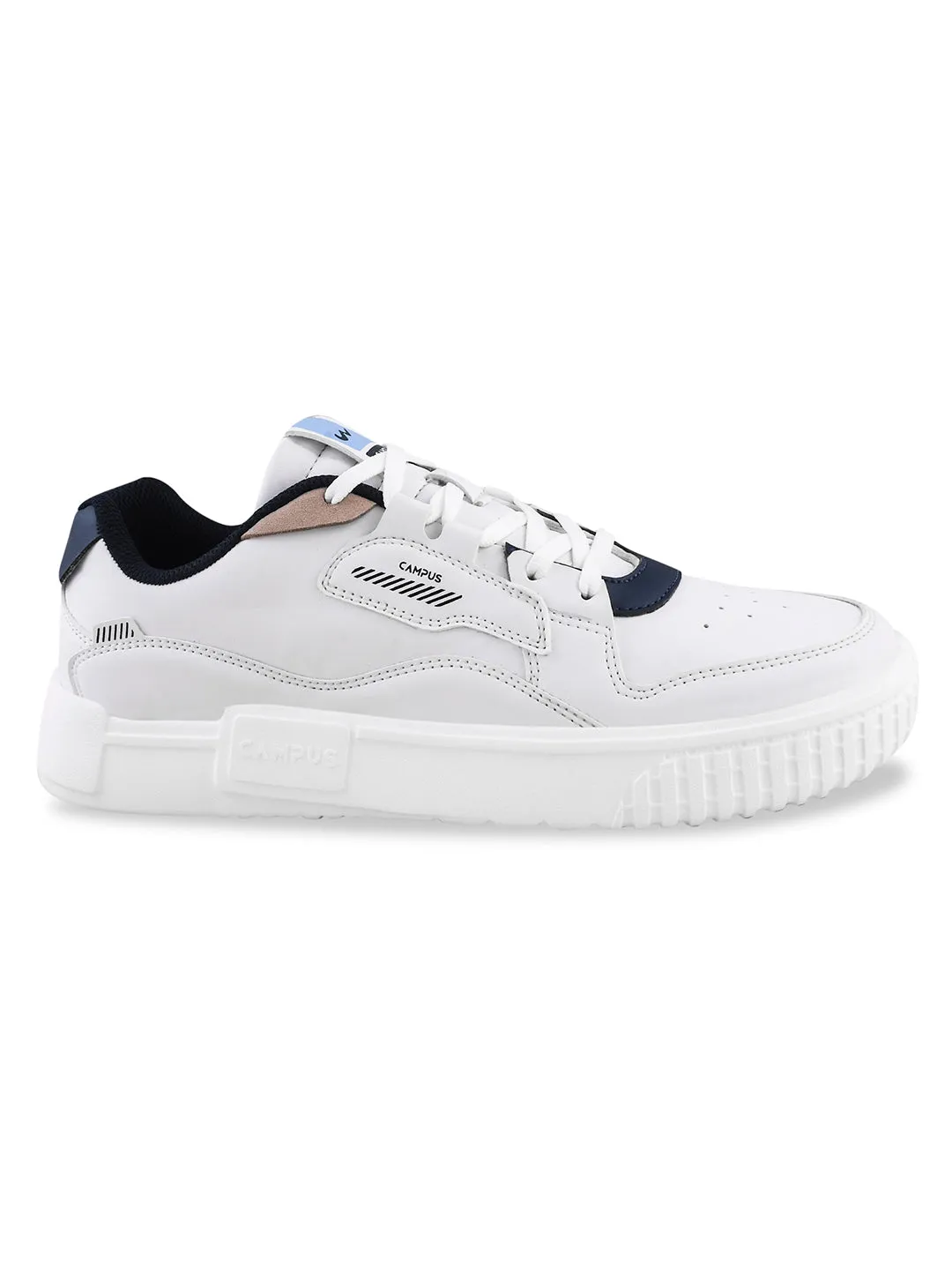 OG-11 White Men's Sneakers sold by Campus Shoes