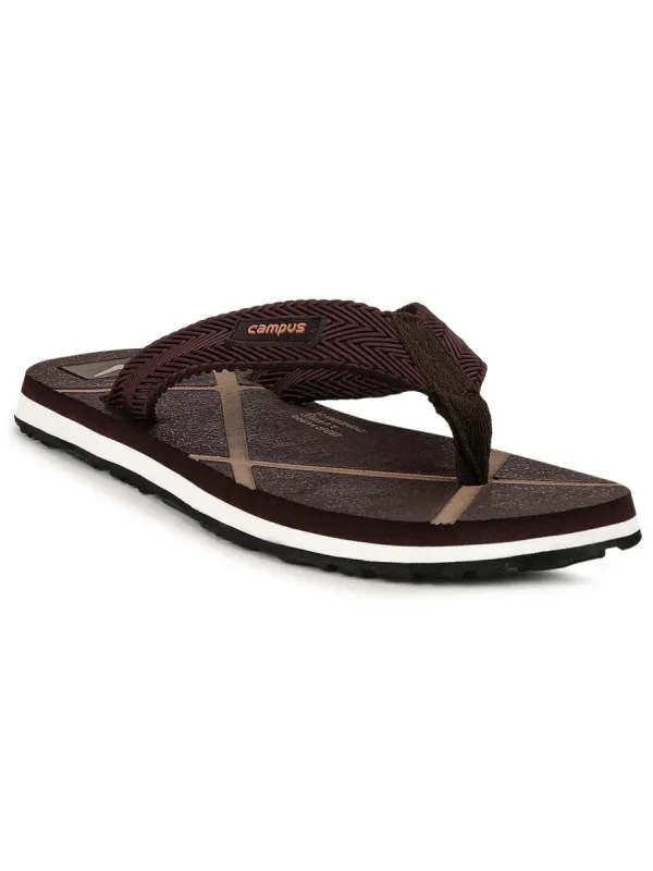 GC-1002C Brown Men's Flip Flops sold by Campus Shoes
