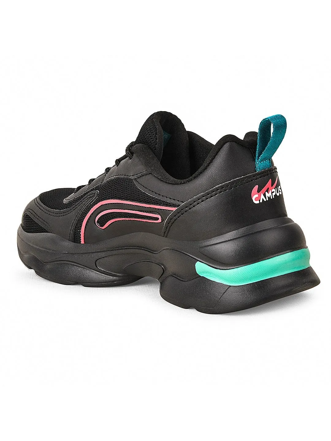 CAMP STELLA Black Women's Sneakers sold by Campus Shoes product image thumbnail 3