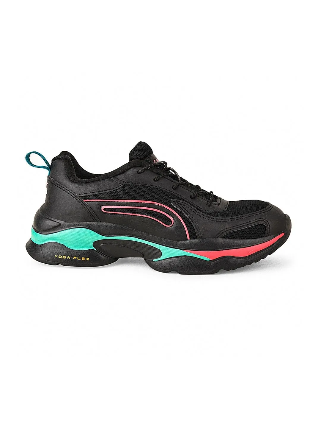 CAMP STELLA Black Women's Sneakers sold by Campus Shoes