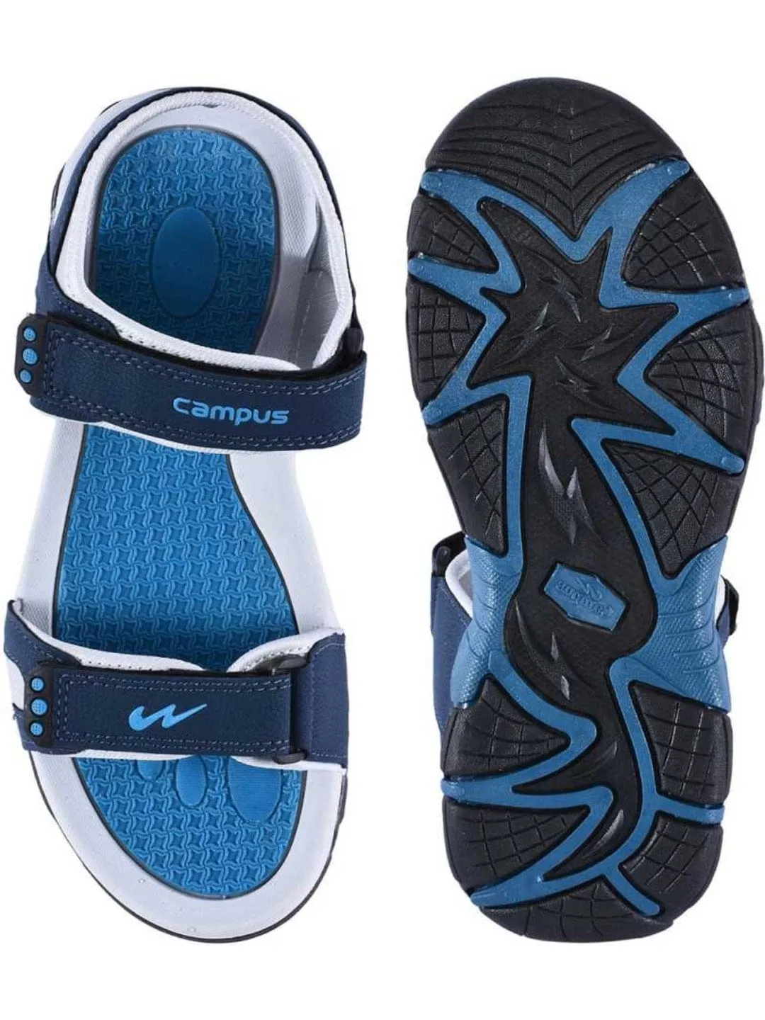 XPERIA-2 Navy Men's Sandals sold by Campus Shoes product image thumbnail 3
