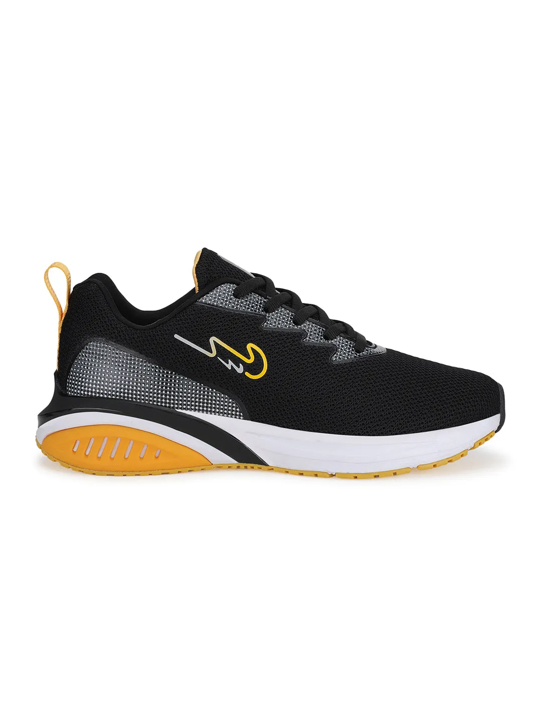 IGNATIUS Black Men's Running Shoes sold by Campus Shoes