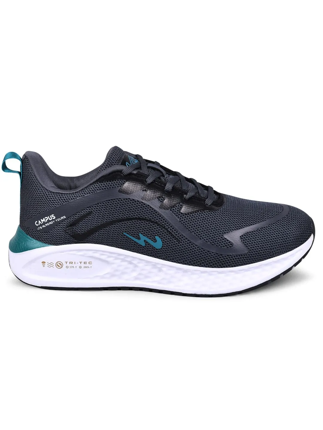 CAMP DRIFTER Grey Men's Running Shoes sold by Campus Shoes