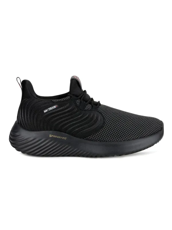 ACTIVE Black Men's Running Shoes sold by Campus Shoes
