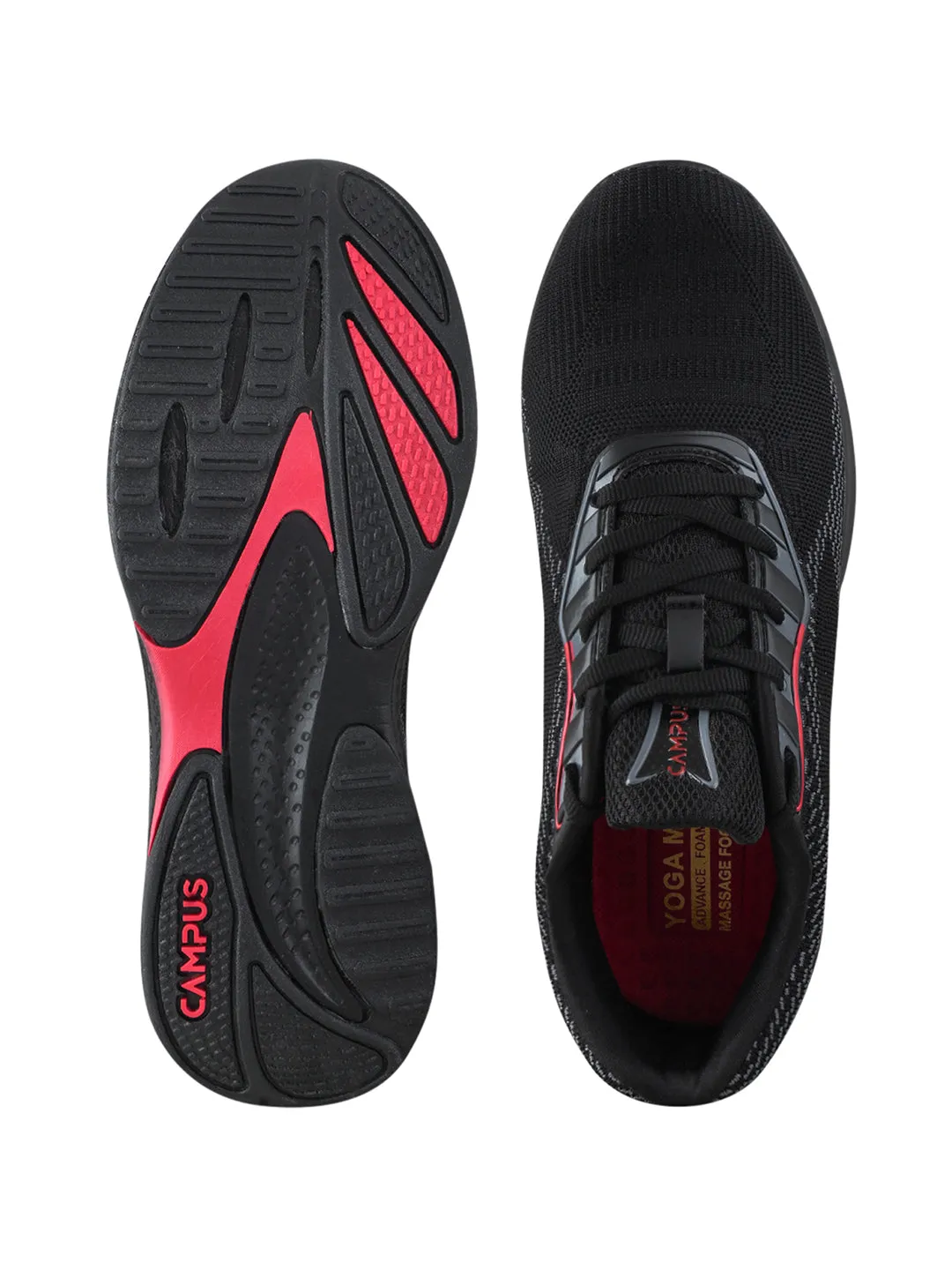 CELIO Black Men's Sports Shoes sold by Campus Shoes product image thumbnail 5