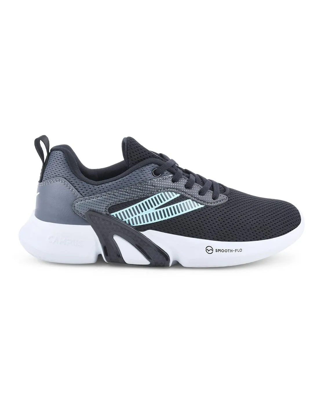 CAMP-RUBY Black Women's Sneakers sold by Campus Shoes