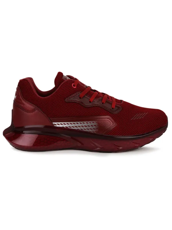 Pilot-3 Burgundy Men's Running Shoes sold by Campus Shoes