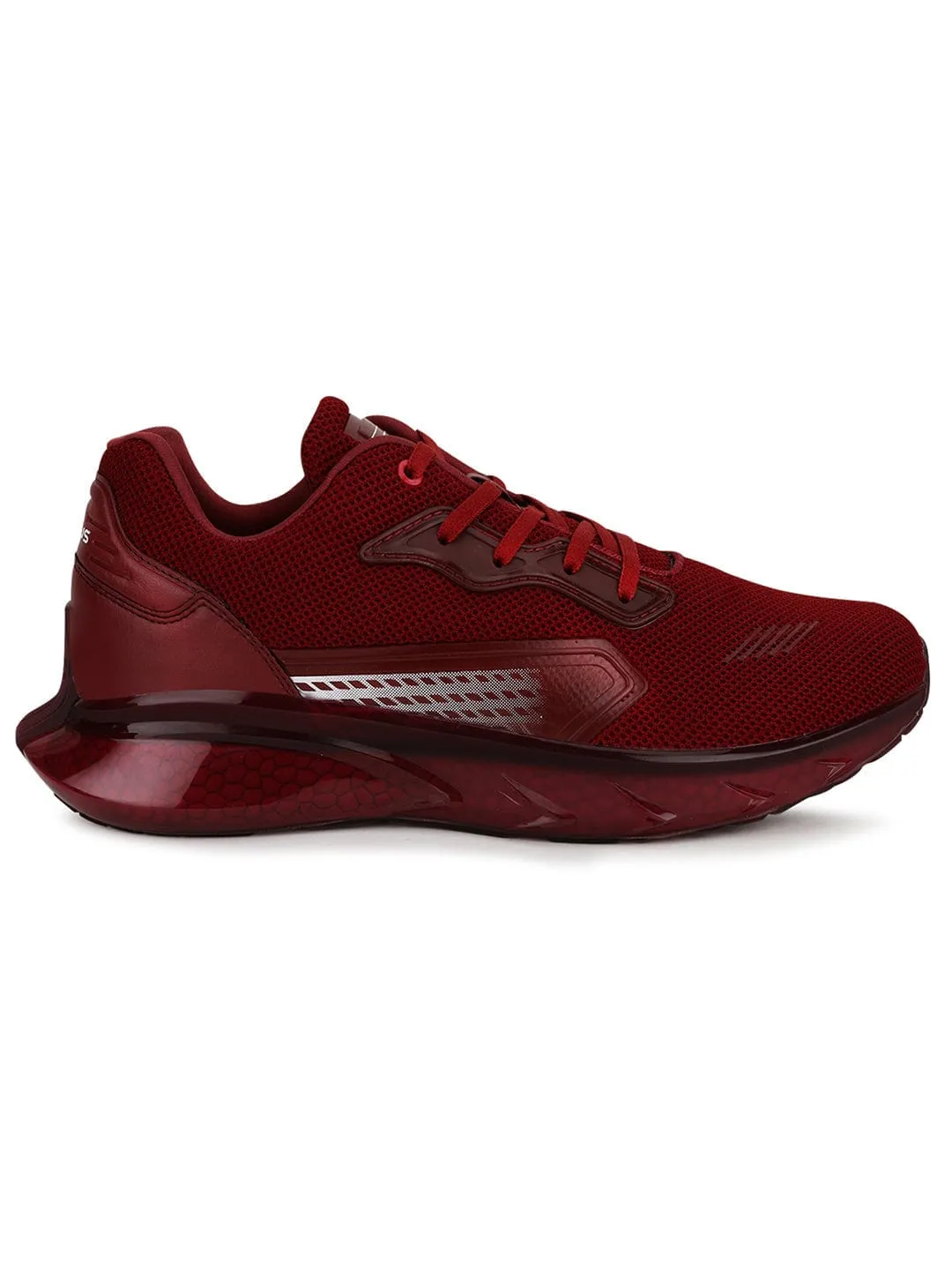 Pilot-3 Burgundy Men's Running Shoes sold by Campus Shoes