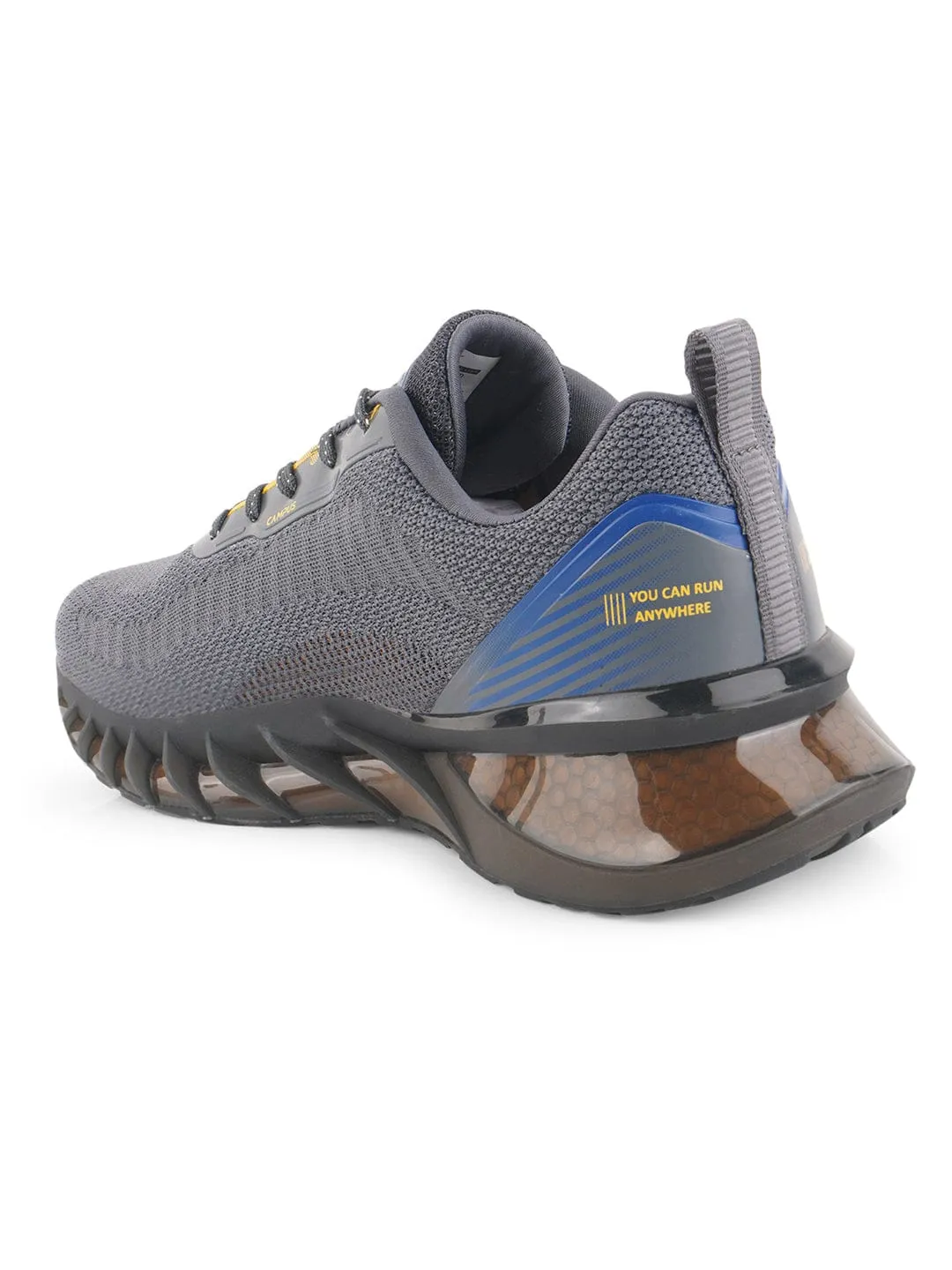 HOOD Grey Men's Running Shoes sold by Campus Shoes product image thumbnail 3