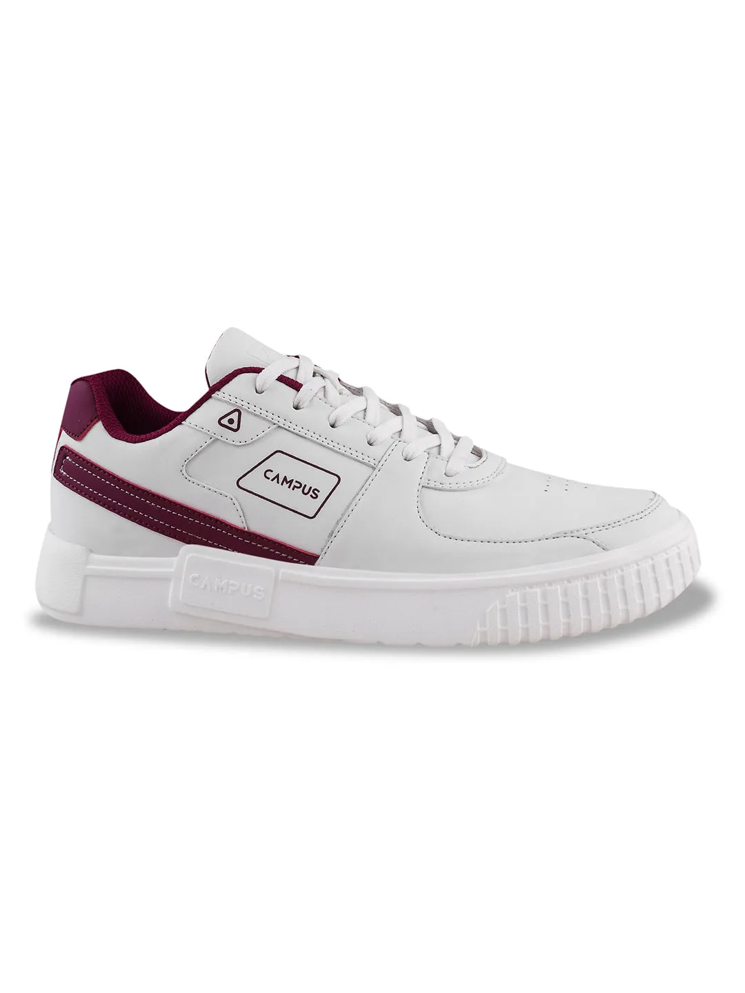 OG-10 White Men's Sneakers sold by Campus Shoes