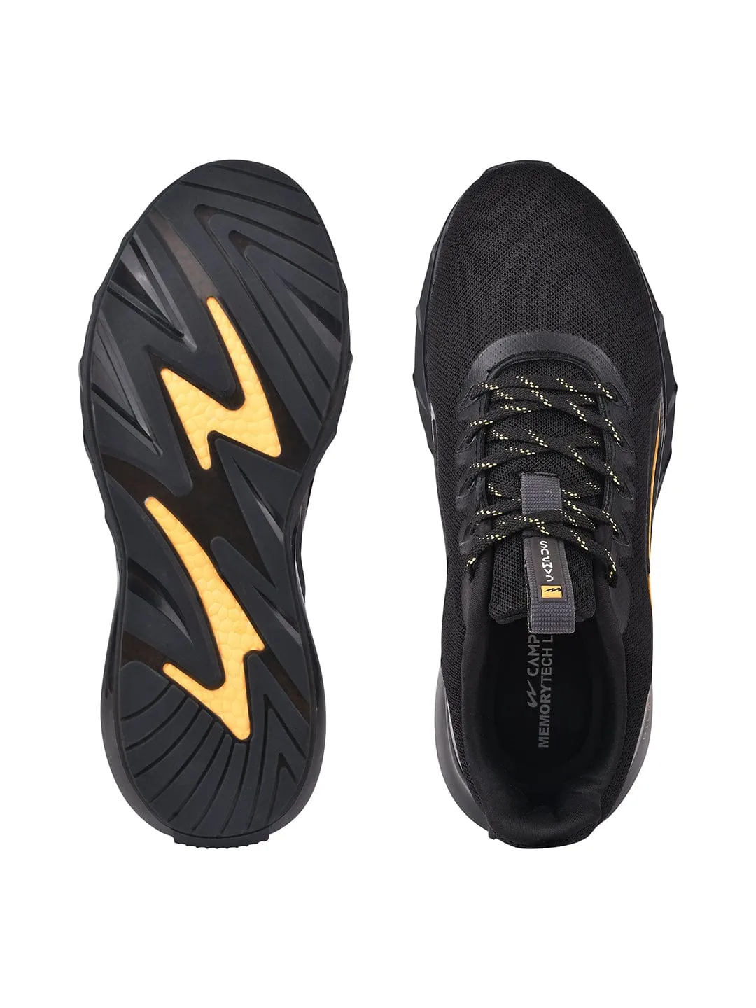 DREAMPLEX Black Men's Running Shoes sold by Campus Shoes product image thumbnail 4