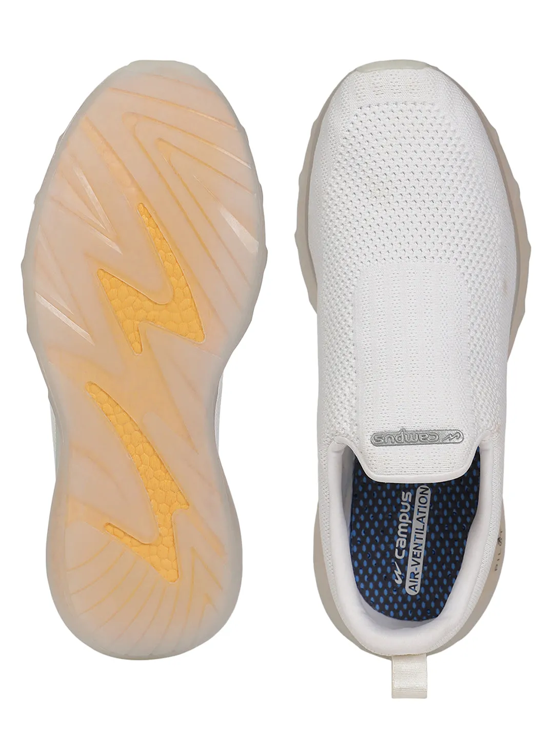 PILOT PRO White Men's Walking sold by Campus Shoes product image thumbnail 4