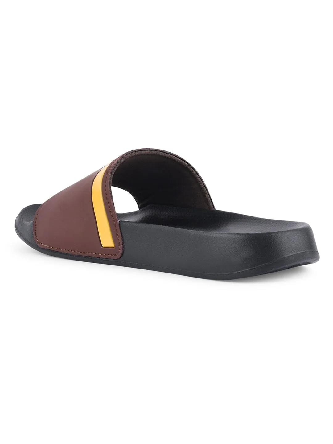 SL-432 Brown Men's Slides sold by Campus Shoes product image thumbnail 3