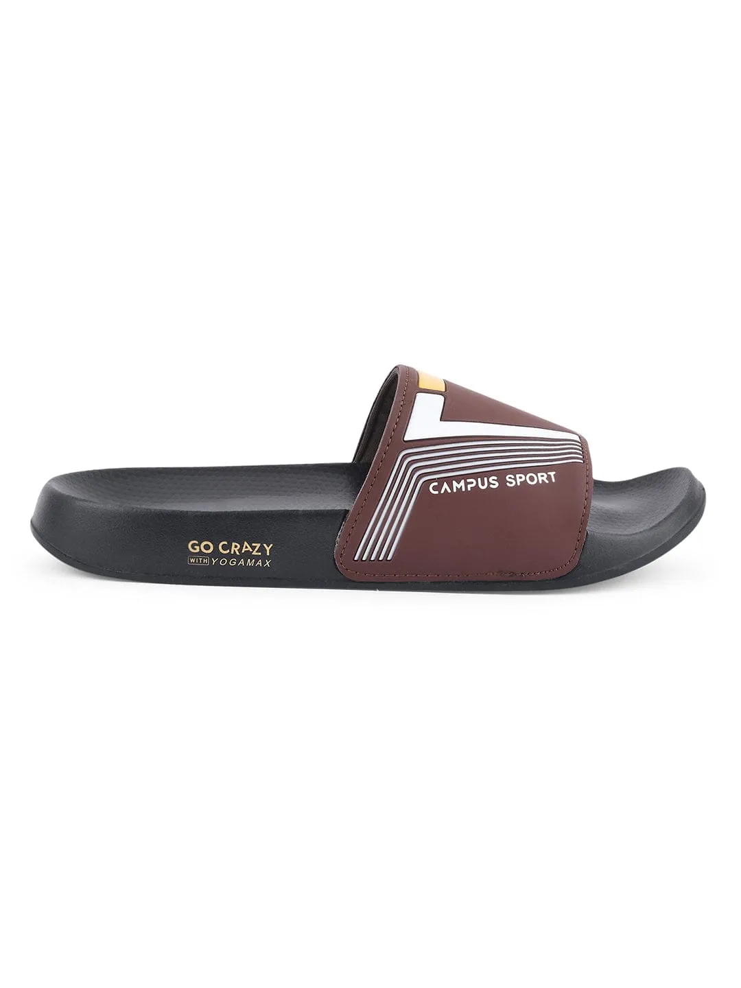 SL-432 Brown Men's Slides sold by Campus Shoes product image thumbnail 2