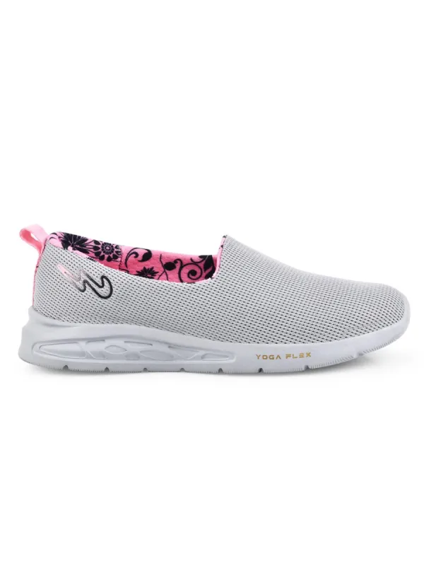 CAMP-FLYWALK Grey Women's Slip-ons sold by Campus Shoes