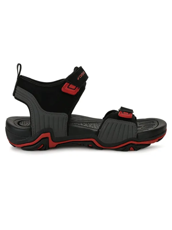 SD-050 Black Men's Sandals sold by Campus Shoes
