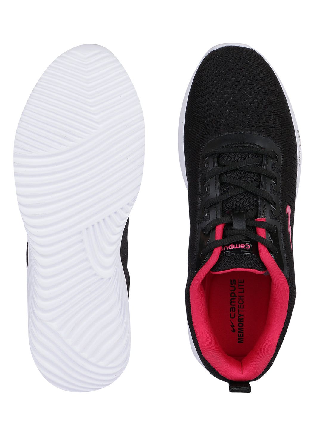 JESSICA Black Women's Running Shoes sold by Campus Shoes product image thumbnail 4