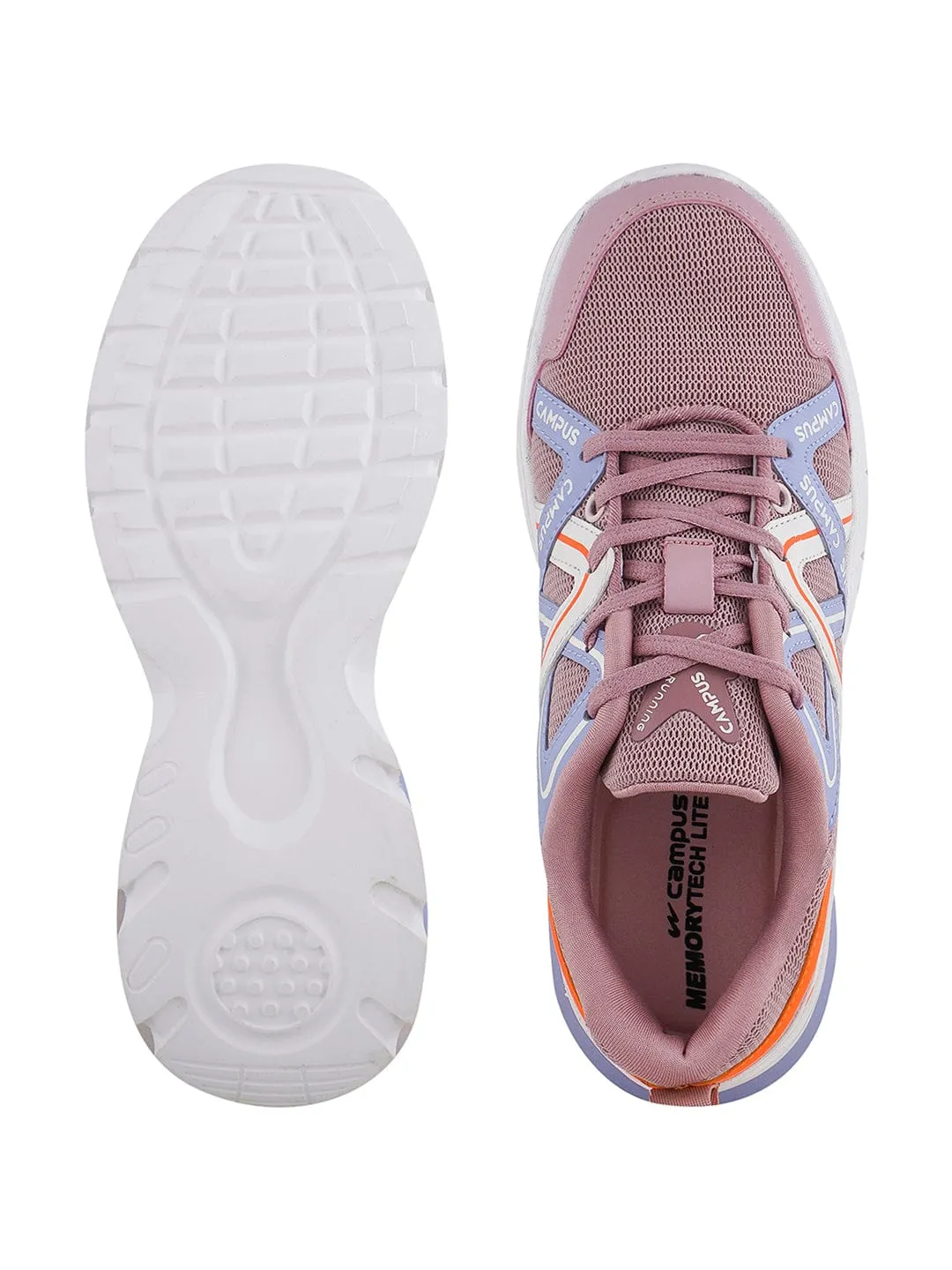 ELANA Peach Women's Sneakers sold by Campus Shoes product image thumbnail 4