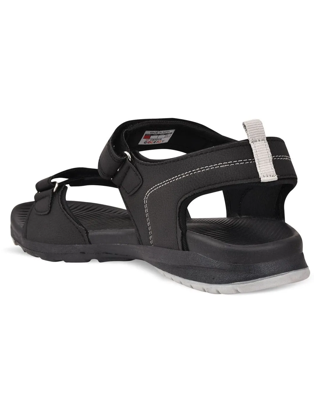 GC-2216 Black Men's Sandals sold by Campus Shoes product image thumbnail 3