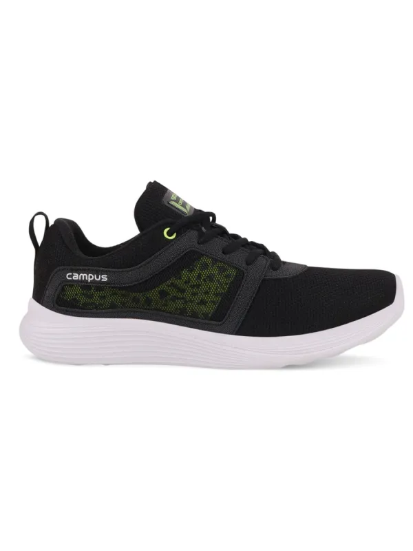 IGNITE Black Men's Running Shoes sold by Campus Shoes