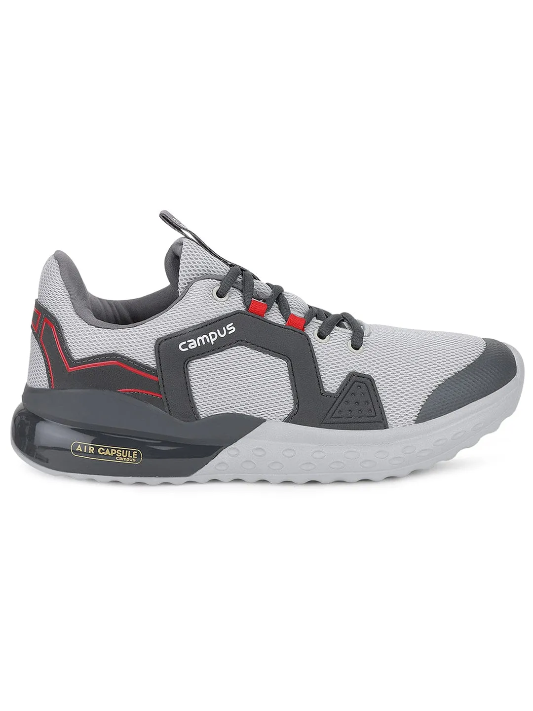 PATRIK PRO Grey Men's Sports Shoes sold by Campus Shoes