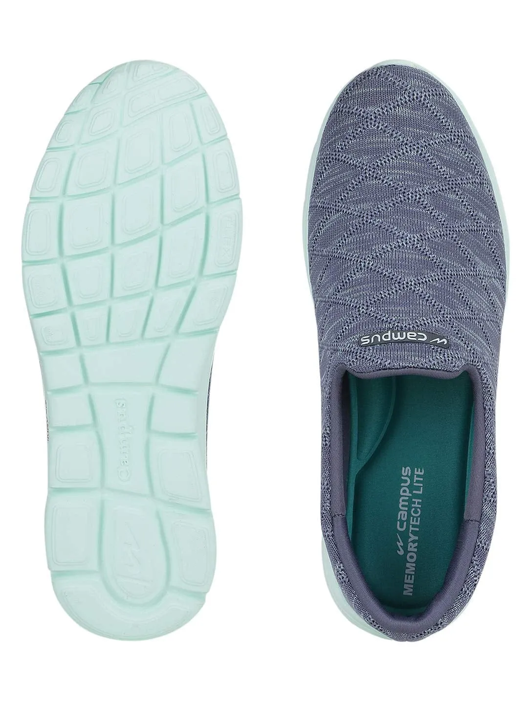 FABIA Green Women's Slip-ons sold by Campus Shoes product image thumbnail 5