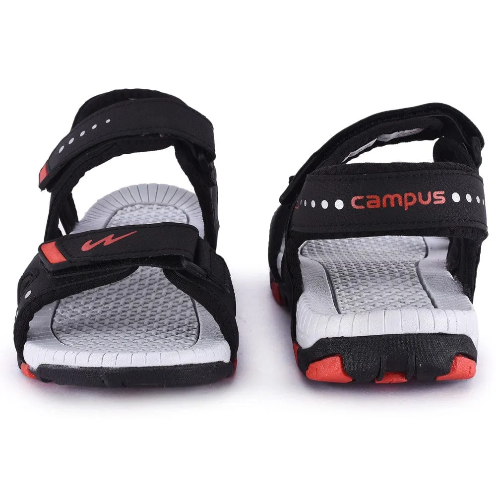 JOY Black Men's Sandals sold by Campus Shoes product image thumbnail 3