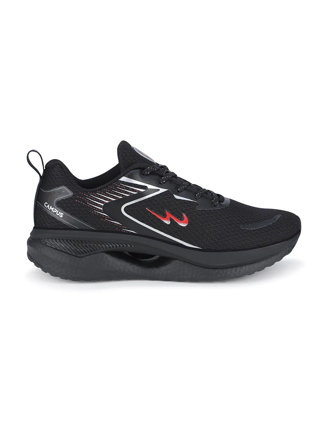 GRAFFITI Black Men's Running Shoes sold by Campus Shoes
