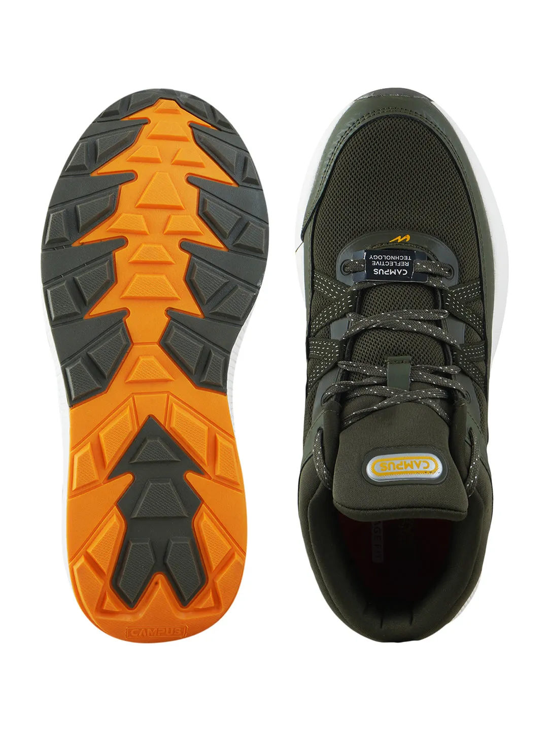 MARGOT Olive Men's Sports Shoes sold by Campus Shoes product image thumbnail 5