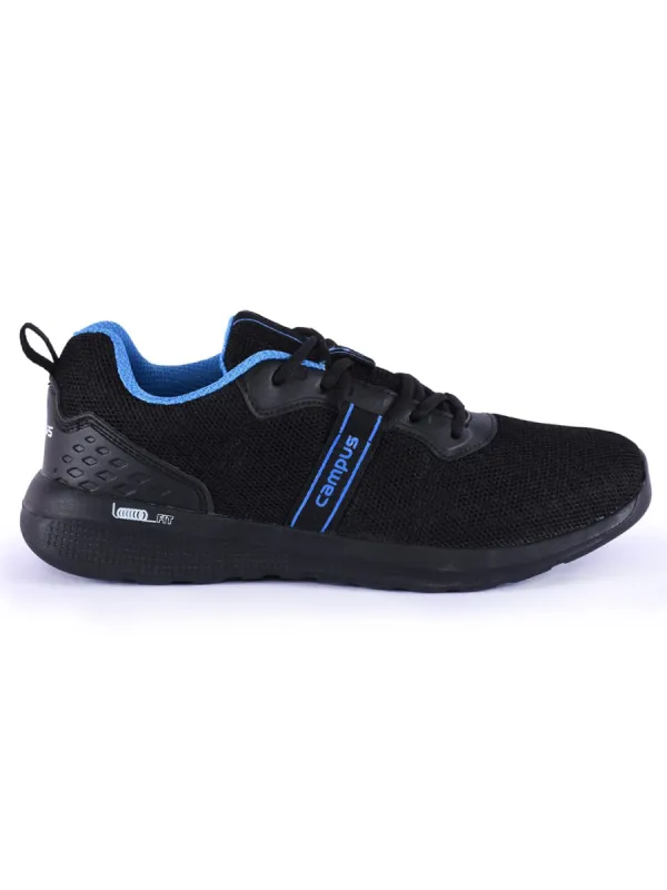 FASTER Black Men's Running Shoes sold by Campus Shoes