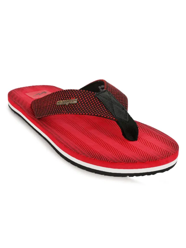 GC-1030 Red Men's Flip Flops sold by Campus Shoes
