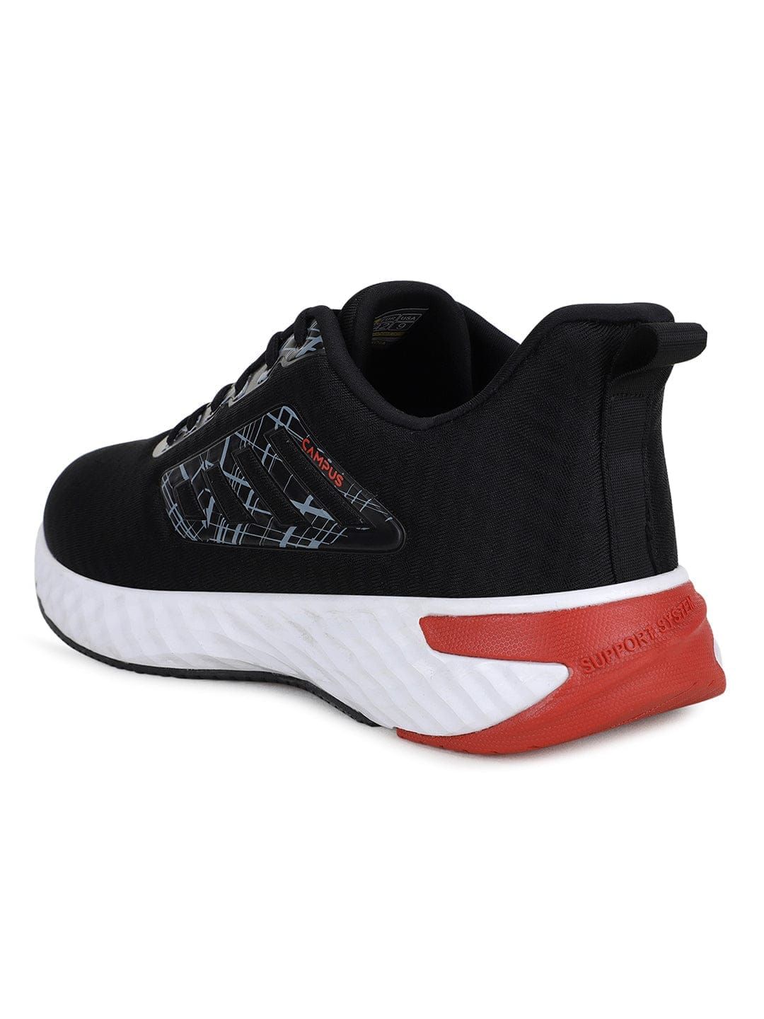 RAW Black Men's Running Shoes sold by Campus Shoes product image thumbnail 3