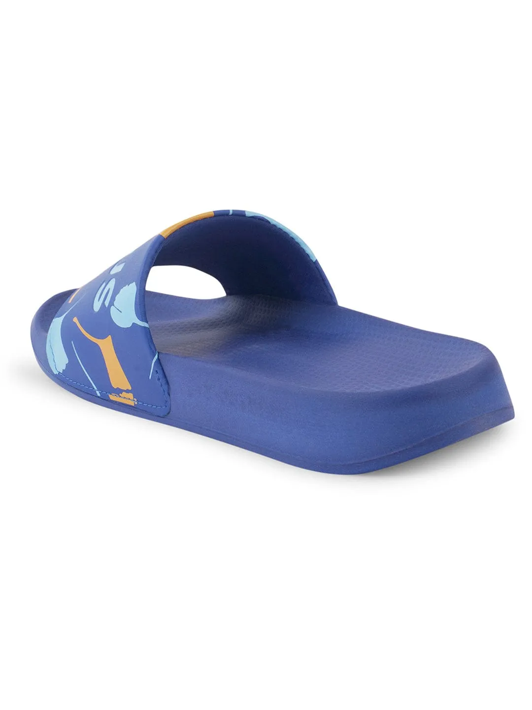 SL-433 Blue Men's Slides sold by Campus Shoes product image thumbnail 3