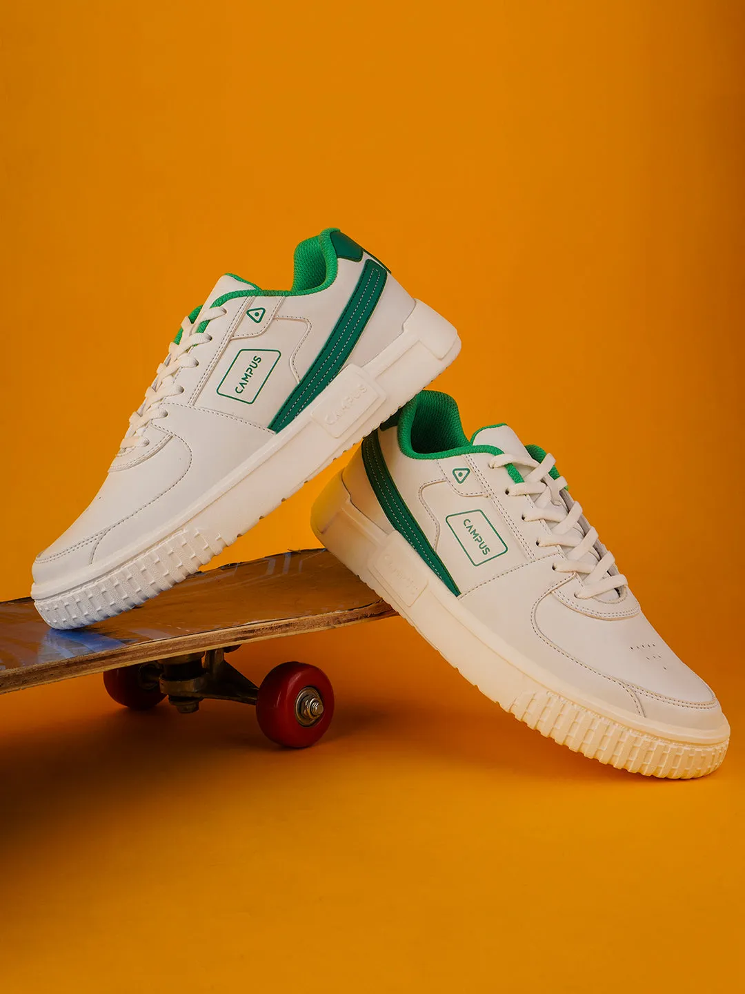 OG-10 White Men's Sneakers sold by Campus Shoes product image thumbnail 5