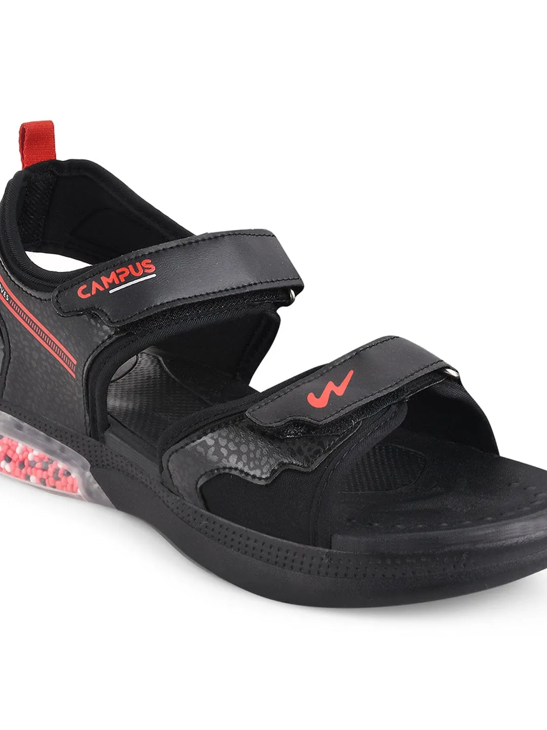 GC-22118 Black Men's Sandals sold by Campus Shoes product image thumbnail 5