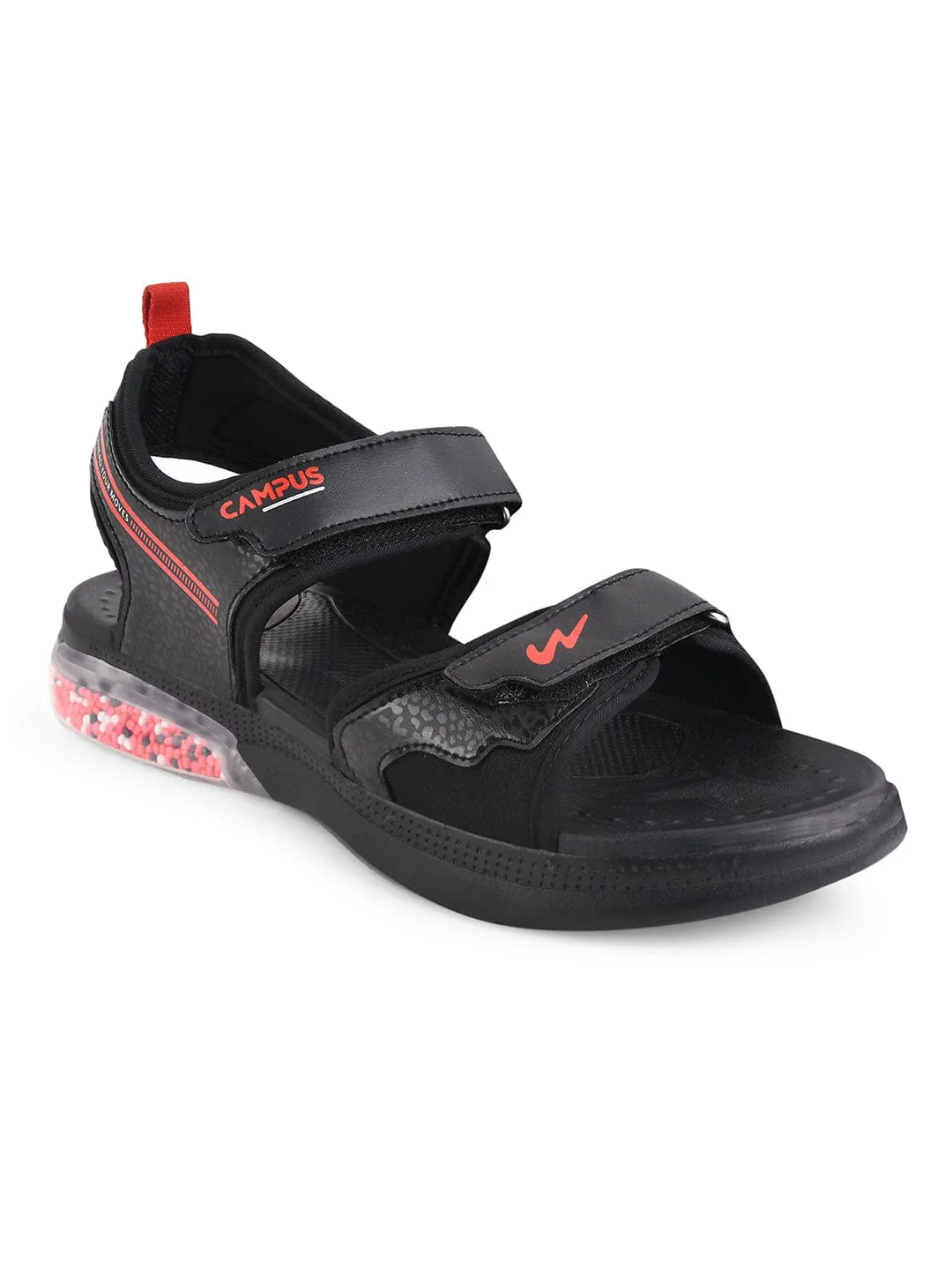 GC-22118 Black Men's Sandals sold by Campus Shoes product image thumbnail 2