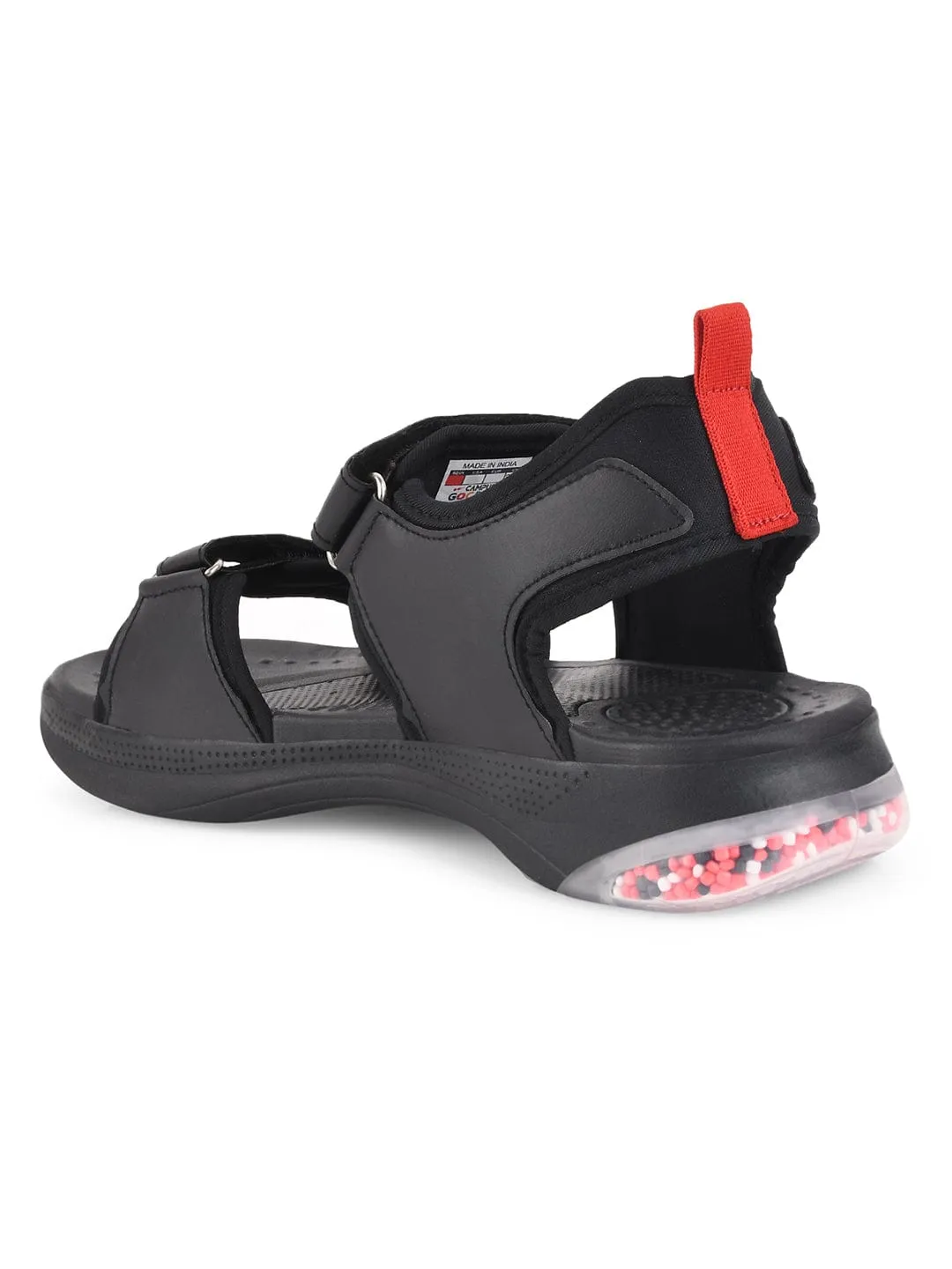 GC-22118 Black Men's Sandals sold by Campus Shoes product image thumbnail 3