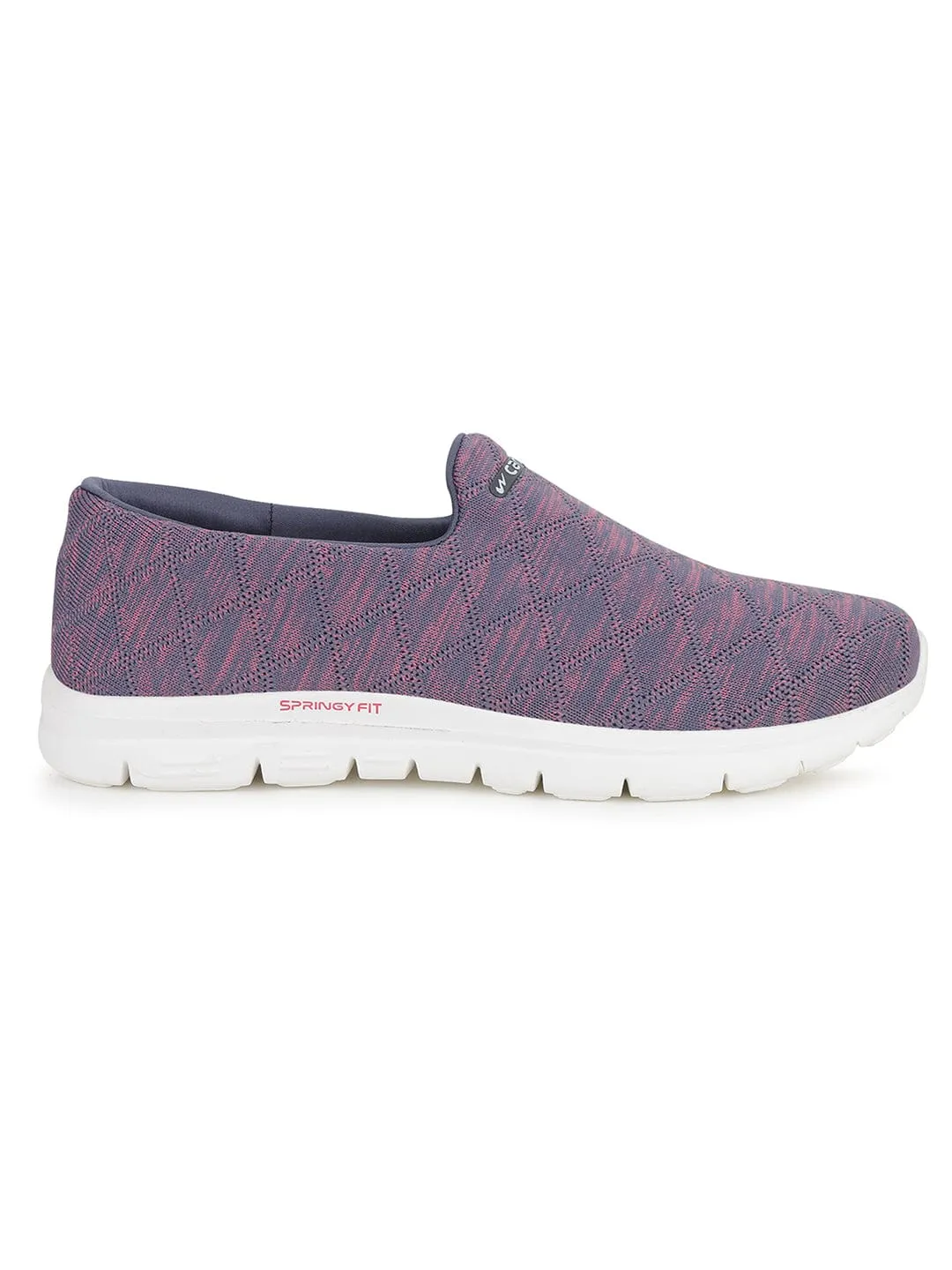 FABIA Pink Women's Walking Shoes sold by Campus Shoes