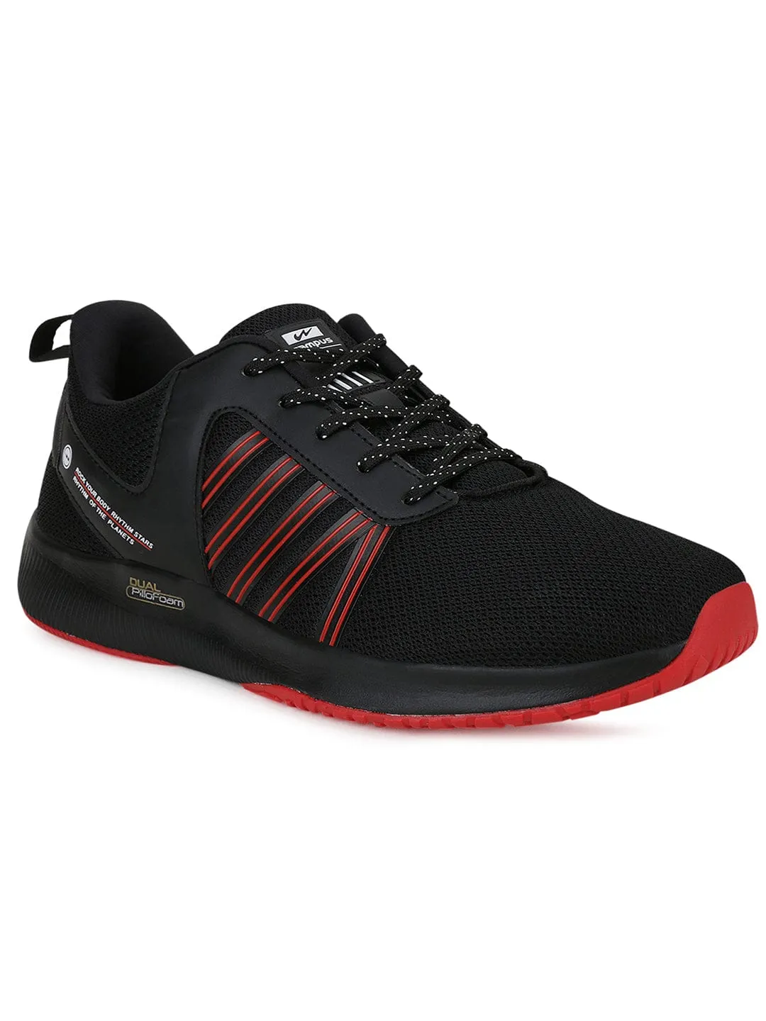 ROC PRO Black Men's Running Shoes sold by Campus Shoes product image thumbnail 2
