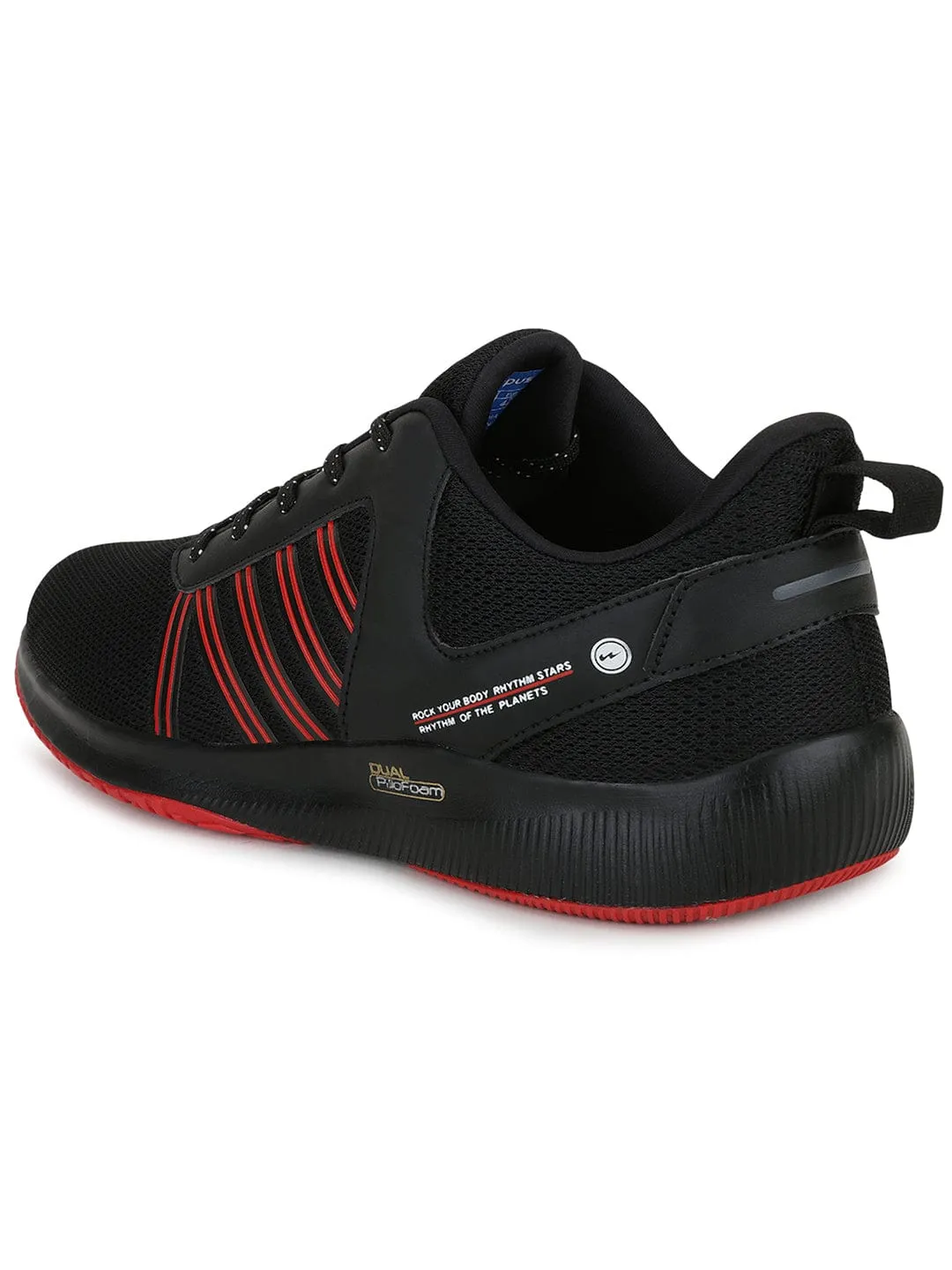 ROC PRO Black Men's Running Shoes sold by Campus Shoes product image thumbnail 3