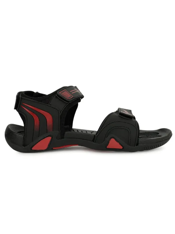 3K-911 Black Men's Sports Sandals sold by Campus Shoes