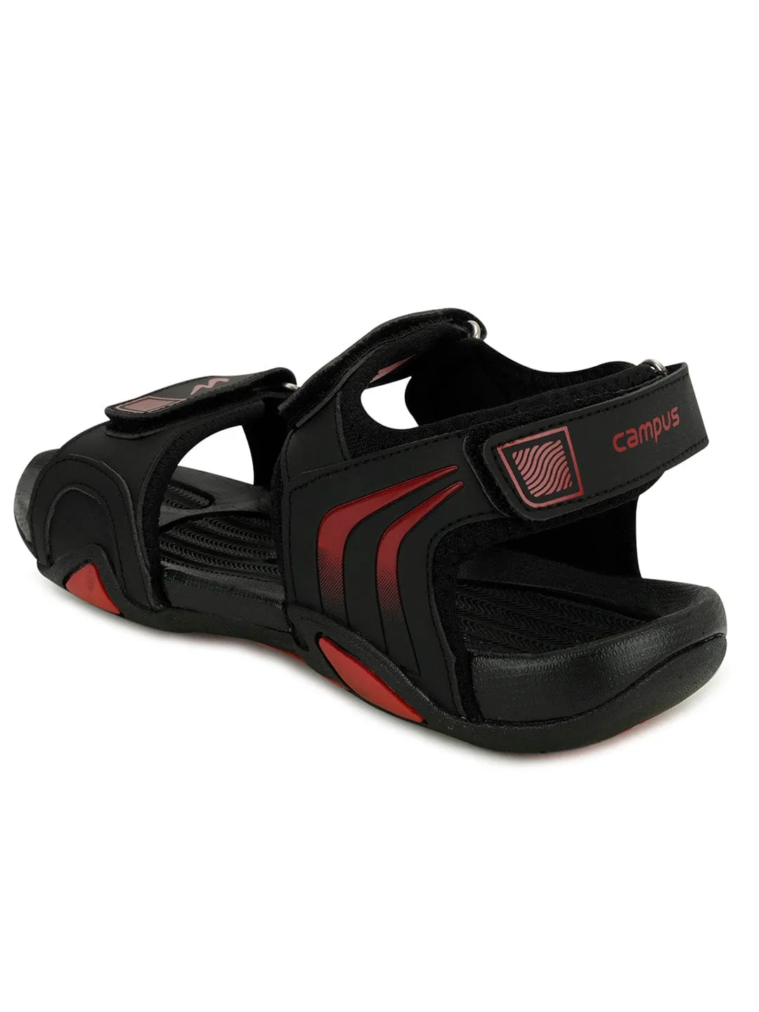3K-911 Black Men's Sports Sandals sold by Campus Shoes product image thumbnail 3